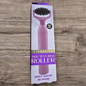 Vibrating Real Jade Textured Roller New in Box Pink